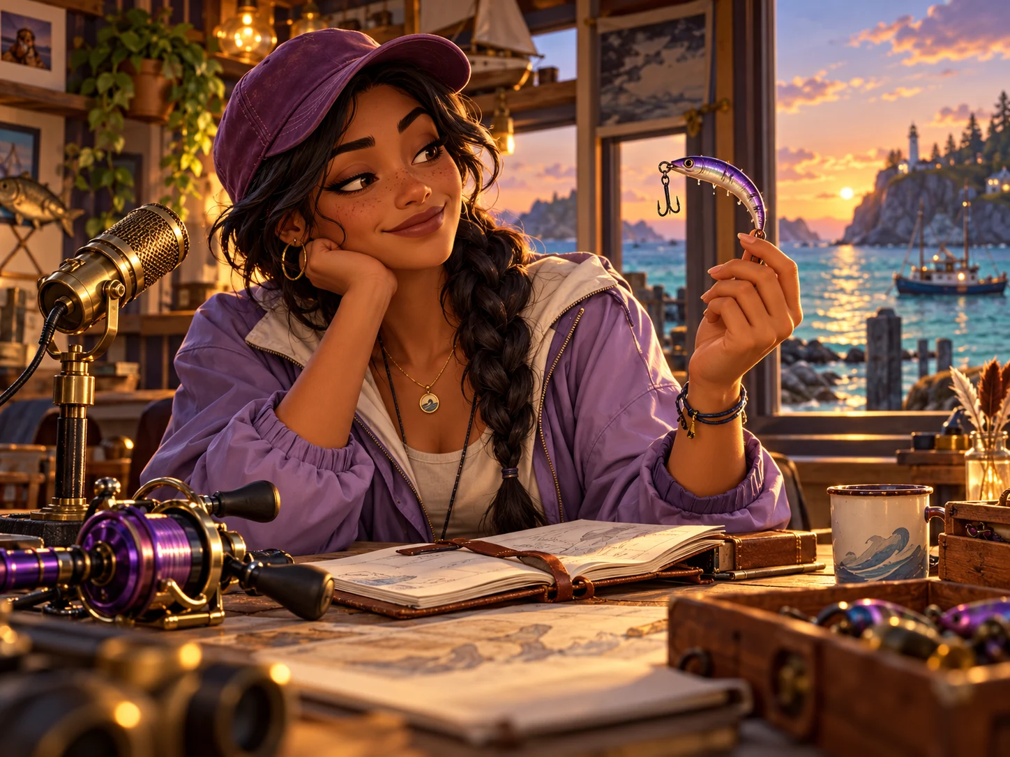 Nia Vale in the illustrated story world
