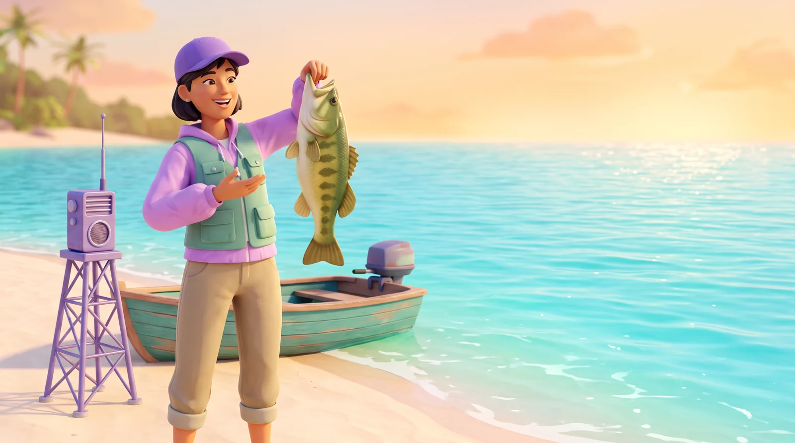First light at Orchid Shoal